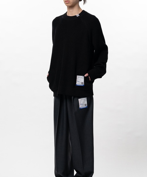 In・stru(men-tal).(インストルメンタル)の「Cotton High Density Knit Sweater(Tシャツ/カットソー・メンズ・ダークグレー/ブラック/ライトグレー・44/48/46)」の19枚目の写真