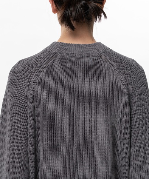 In・stru(men-tal).(インストルメンタル)の「Cotton High Density Knit Sweater(Tシャツ/カットソー・メンズ・ダークグレー/ブラック/ライトグレー・44/48/46)」の4枚目の写真