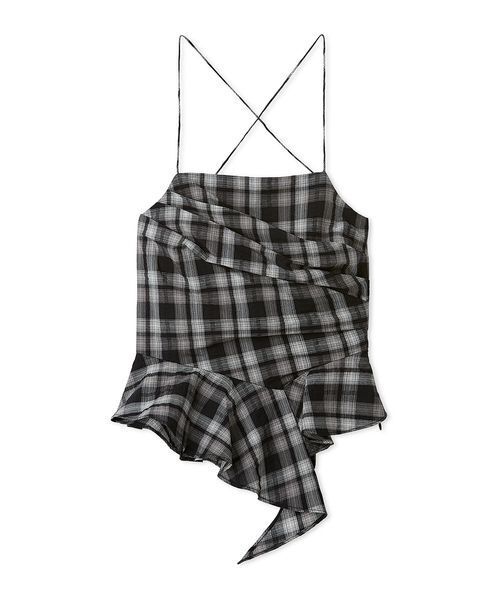 FURFUR（ファーファー）の「アシンメトリーヘムキャミソール（キャミソール・レディース・ブラック/グリーン/ピンク・F）」の19枚目の写真