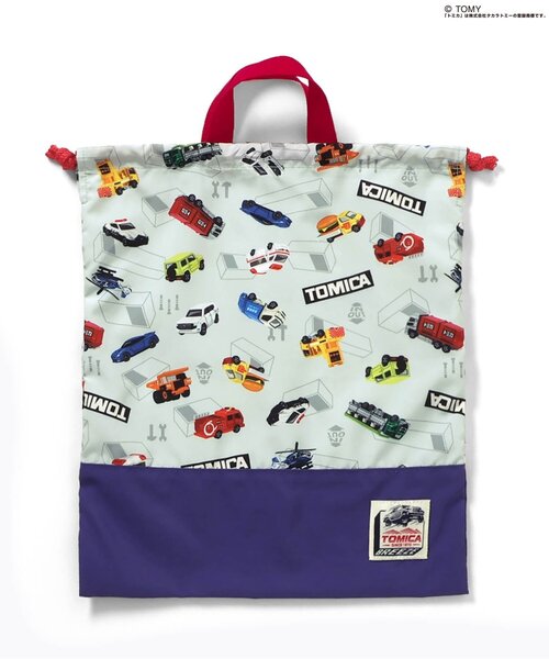 BREEZE（ブリーズ）の「TOMICA×BREEZE 巾着L（ポーチ・キッズ・キナリ・LARGE）」の2枚目の写真