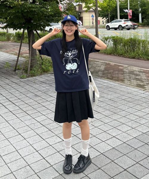 ROIDESROIS（ロワデロワ）の「メゾンフレンチチェリー 半袖Tシャツ (ホワイト)（Tシャツ/カットソー・レディース・その他・S/M/L/2XL/XL）」の14枚目の写真