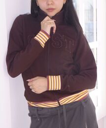 PULP/417EDIFICE（パルプフォーワンセブンエディフィス）の「【Geek Office / ギークオフィス】JUST! / ERSEY APPLIQUE ZIPUP EX（ジャージ）」