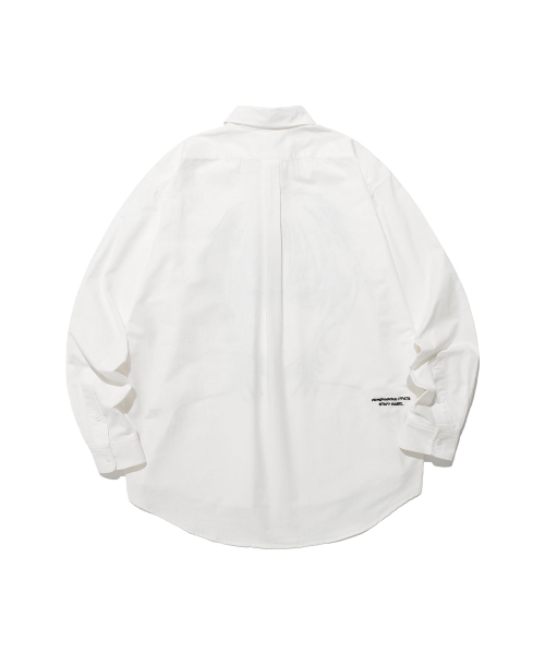NICE GHOST CLUB(ナイスゴーストクラブ)の「FFATS GIRL OXFORD BIG BIG SHIRT_WHITE(NG2ESUW301A)(シャツ/ブラウス・レディース・その他・S/M/L)」の2枚目の写真