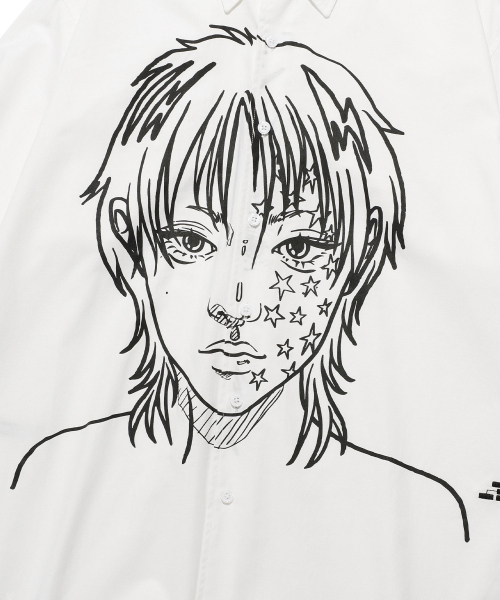 NICE GHOST CLUB(ナイスゴーストクラブ)の「FFATS GIRL OXFORD BIG BIG SHIRT_WHITE(NG2ESUW301A)(シャツ/ブラウス・レディース・その他・S/M/L)」の4枚目の写真