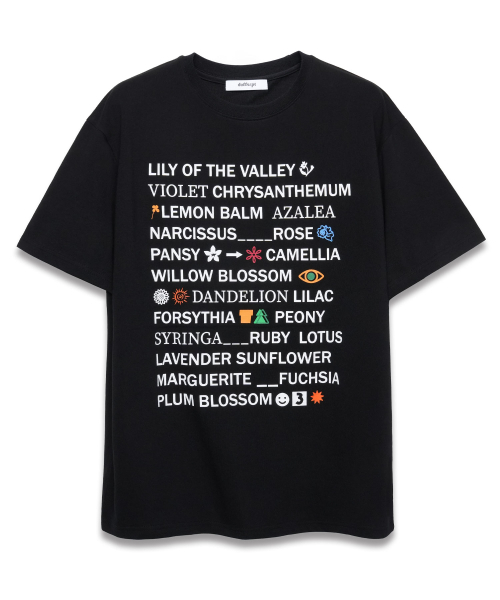 DOFFSEPT(ドフセプト)の「黒のブルーミングTシャツ(Tシャツ/カットソー・レディース・その他・FREE)」の2枚目の写真