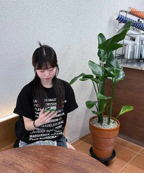 DOFFSEPT(ドフセプト)の「黒のブルーミングTシャツ(Tシャツ/カットソー・レディース・その他・FREE)」の11枚目の写真