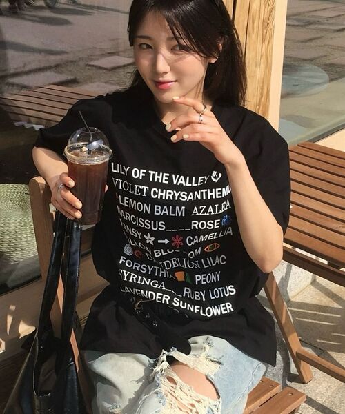 DOFFSEPT(ドフセプト)の「黒のブルーミングTシャツ(Tシャツ/カットソー・レディース・その他・FREE)」の13枚目の写真