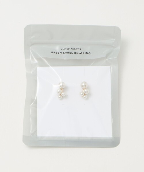 green label relaxing(グリーンレーベルリラクシング)の「4ランダム イヤリング(イヤリング・レディース・オフホワイト・FREE)」の8枚目の写真