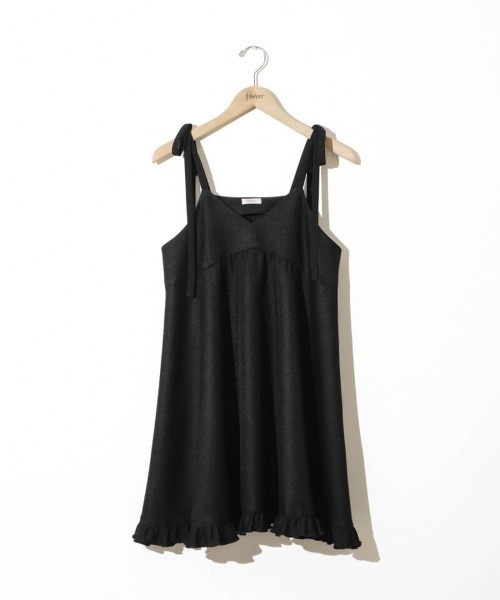 flower（フラワー）の「スウィートミニワンピース2（ワンピース・レディース・グレー/ブラック・FREE）」の16枚目の写真