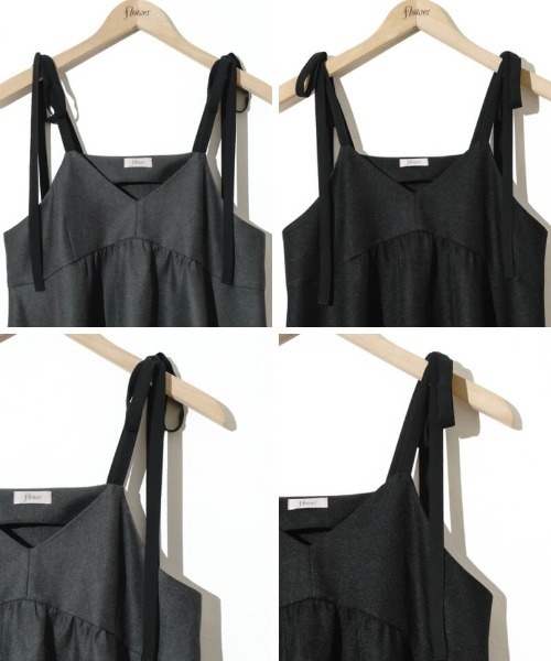 flower（フラワー）の「スウィートミニワンピース2（ワンピース・レディース・グレー/ブラック・FREE）」の19枚目の写真