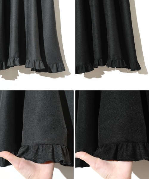 flower（フラワー）の「スウィートミニワンピース2（ワンピース・レディース・グレー/ブラック・FREE）」の22枚目の写真