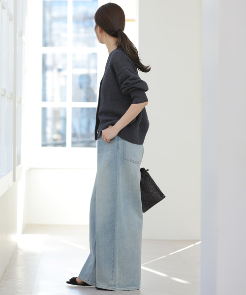 JOURNAL STANDARD relume（ジャーナルスタンダード　レリューム）の「リネンコットンVカーディガン（カーディガン/ボレロ・レディース・アイボリー/グリーン/ネイビー・FREE）」の22枚目の写真