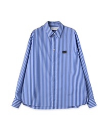 CULLNI | High Count Broad Embroidery Patch Stripe Shirt(シャツ/ブラウス)
