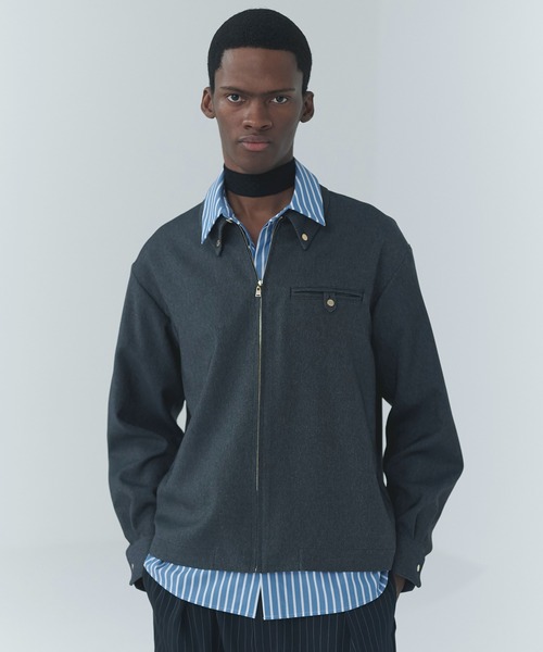 CULLNI(クルニ)の「High Count Broad Embroidery Patch Stripe Shirt(シャツ/ブラウス・メンズ・キャメル/ブルー系1/ブルー/ブルー系2・0/1/2)」の10枚目の写真