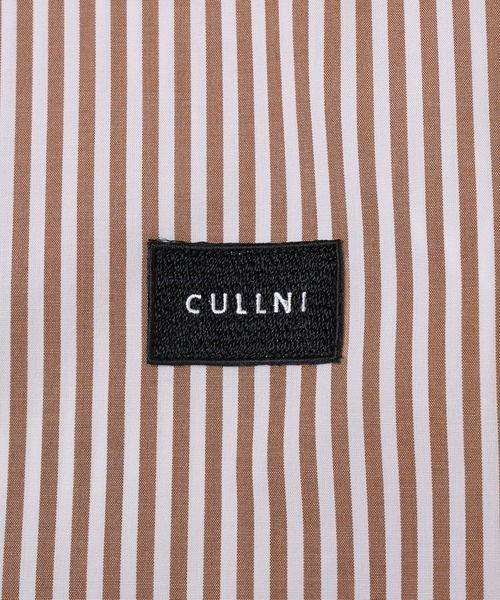 CULLNI(クルニ)の「High Count Broad Embroidery Patch Stripe Shirt(シャツ/ブラウス・メンズ・キャメル/ブルー系1/ブルー/ブルー系2・0/1/2)」の12枚目の写真