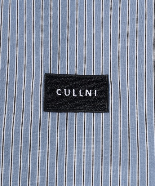 CULLNI(クルニ)の「High Count Broad Embroidery Patch Stripe Shirt(シャツ/ブラウス・メンズ・キャメル/ブルー系1/ブルー/ブルー系2・0/1/2)」の15枚目の写真