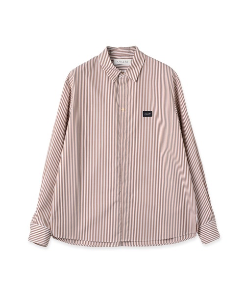 CULLNI(クルニ)の「High Count Broad Embroidery Patch Stripe Shirt(シャツ/ブラウス・メンズ・キャメル/ブルー系1/ブルー/ブルー系2・0/1/2)」の20枚目の写真