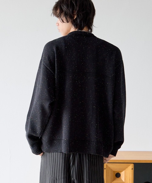 PBLIM(ページボーイリム)の「《UNISEX》カラーネップカーデ(カーディガン/ボレロ・レディース・グレー/ブラック・FREE)」の5枚目の写真