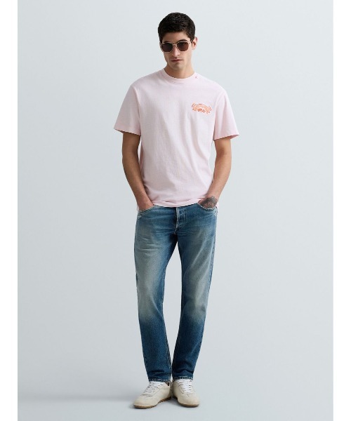 REPLAY(リプレイ)の「オープンエンドジャージービーチフェスTシャツ(Tシャツ/カットソー・メンズ・ベビーピンク/スカイブルー・LARGE/MEDIUM/X-LARGE/SMALL)」の11枚目の写真