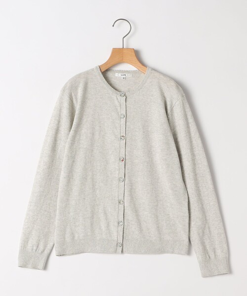 SHIPS(シップス)の「SHIPS KIDS:140~150cm / リバティ ボタン カーディガン(カーディガン/ボレロ・キッズ・トップグレー/イエロー/ピンク・140/150)」の2枚目の写真