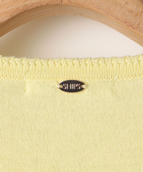SHIPS(シップス)の「SHIPS KIDS:140~150cm / リバティ ボタン カーディガン(カーディガン/ボレロ・キッズ・トップグレー/イエロー/ピンク・140/150)」の8枚目の写真