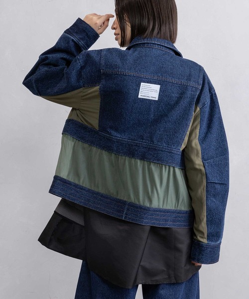 MARECHAL TERRE(マルシャルテル)の「2wayデニムジャケット(デニムジャケット・レディース・ブルー/グレー/インディゴブルー/ブラック・MEDIUM)」の20枚目の写真