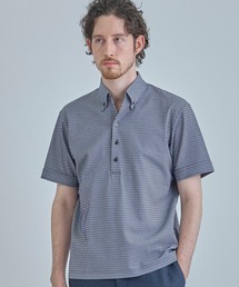 MEN'S BIGI | 【ACTIVE TAILOR】ニットサッカーポロシャツ<COOL MAX/吸水速乾>(ポロシャツ)