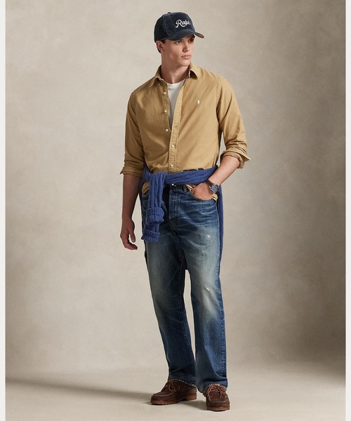 POLO RALPH LAUREN(ポロ ラルフ ローレン)の「クラシック フィット ガーメントダイド オックスフォード シャツ(シャツ/ブラウス・メンズ・ブラウン系5・L/M/S/XS)」の4枚目の写真