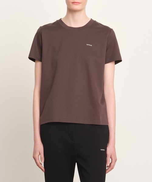 TATRAS(タトラス)の「TATRAS(タトラス) ALEA エーリア(Tシャツ/カットソー・レディース・チャコールグレー/ホワイト/ブラック/ネイビー・2/1/3)」の4枚目の写真