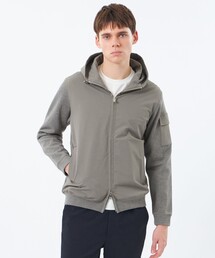 MACKINTOSH PHILOSOPHY | リブダンボールニット コンビパーカー(パーカー)