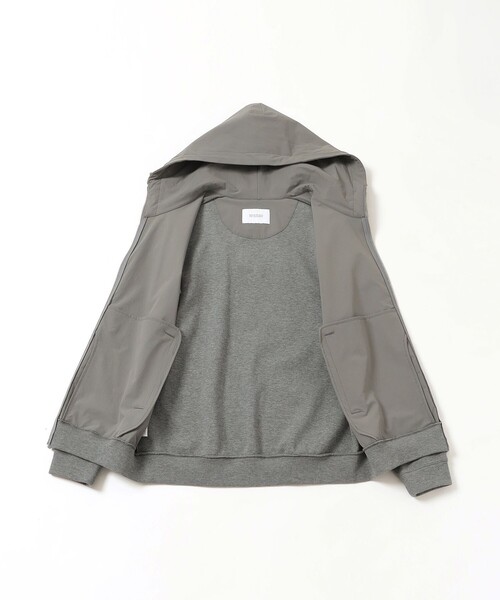 MACKINTOSH PHILOSOPHY（ﾏｯｷﾝﾄｯｼｭ ﾌｨﾛｿﾌｨｰ）の「リブダンボールニット コンビパーカー（パーカー・メンズ・グレー系その他2・40/38）」の10枚目の写真