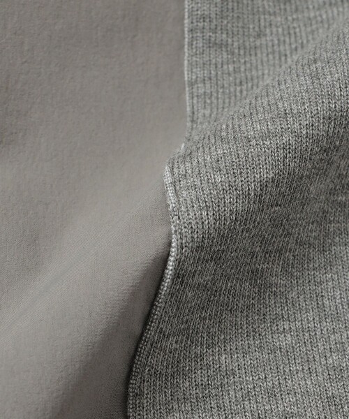 MACKINTOSH PHILOSOPHY（ﾏｯｷﾝﾄｯｼｭ ﾌｨﾛｿﾌｨｰ）の「リブダンボールニット コンビパーカー（パーカー・メンズ・グレー系その他2・40/38）」の11枚目の写真