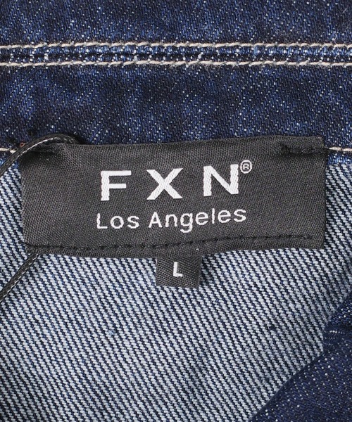 INNOCENT（イノセント）の「【T16】【FXN Los Angeles/エフエックスエヌ ロサンゼルス】DENIM CHORE COAT F-0910（デニムジャケット・メンズ・インディゴブルー/ダークインディゴブルー/ブラック・MEDIUM/LARGE/X-LARGE/XX-LARGE/SMALL）」の12枚目の写真