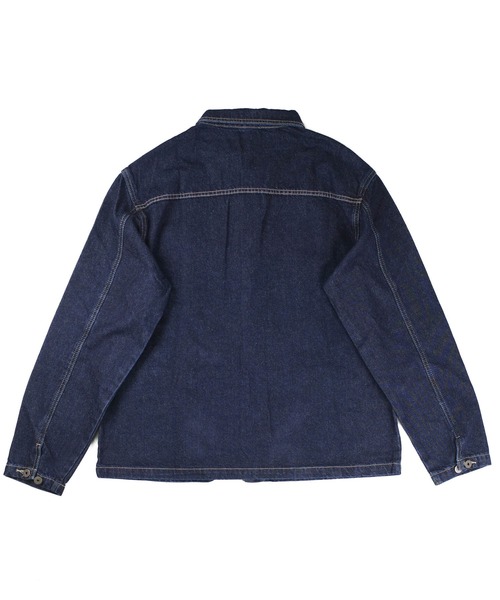 INNOCENT（イノセント）の「【T16】【FXN Los Angeles/エフエックスエヌ ロサンゼルス】DENIM CHORE COAT F-0910（デニムジャケット・メンズ・インディゴブルー/ダークインディゴブルー/ブラック・MEDIUM/LARGE/X-LARGE/XX-LARGE/SMALL）」の9枚目の写真