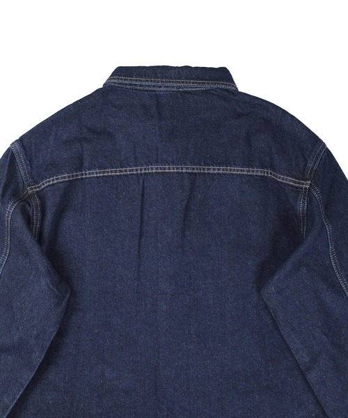 INNOCENT（イノセント）の「【T16】【FXN Los Angeles/エフエックスエヌ ロサンゼルス】DENIM CHORE COAT F-0910（デニムジャケット・メンズ・インディゴブルー/ダークインディゴブルー/ブラック・MEDIUM/LARGE/X-LARGE/XX-LARGE/SMALL）」の18枚目の写真