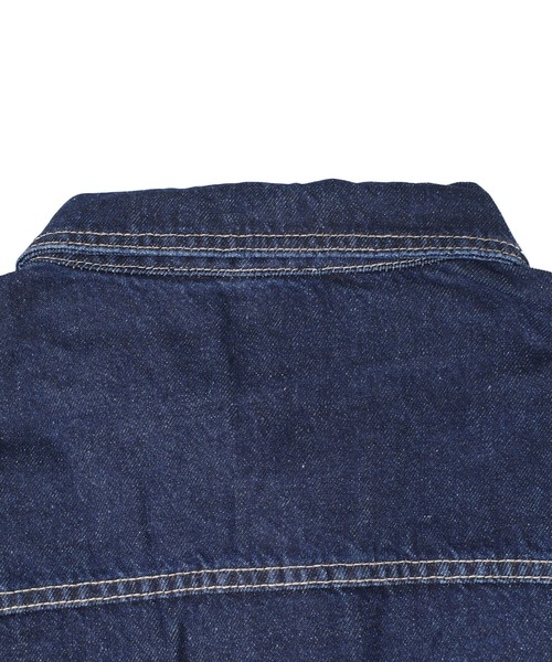 INNOCENT（イノセント）の「【T16】【FXN Los Angeles/エフエックスエヌ ロサンゼルス】DENIM CHORE COAT F-0910（デニムジャケット・メンズ・インディゴブルー/ダークインディゴブルー/ブラック・MEDIUM/LARGE/X-LARGE/XX-LARGE/SMALL）」の19枚目の写真