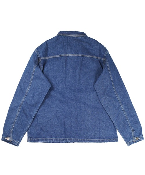 INNOCENT（イノセント）の「【T16】【FXN Los Angeles/エフエックスエヌ ロサンゼルス】DENIM CHORE COAT F-0910（デニムジャケット・メンズ・インディゴブルー/ダークインディゴブルー/ブラック・MEDIUM/LARGE/X-LARGE/XX-LARGE/SMALL）」の7枚目の写真