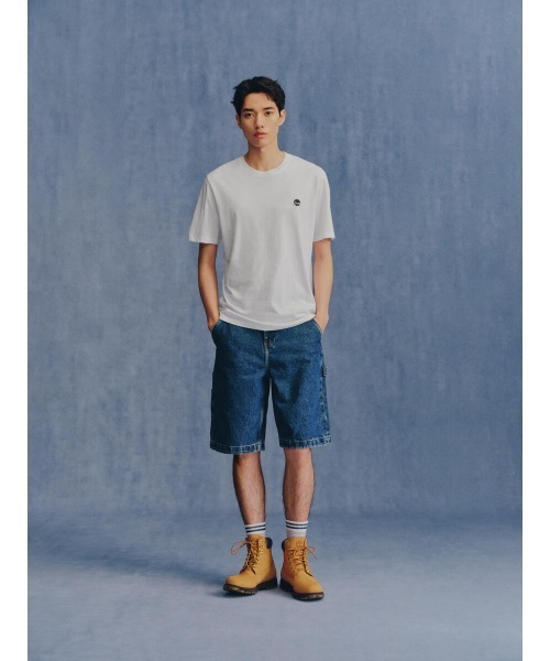 Timberland(ティンバーランド)の「デニム カーペンター ショーツ ユニセックス(デニムパンツ・メンズ・ブルー・29inch/30inch/32inch/34inch/36inch/38inch)」の9枚目の写真