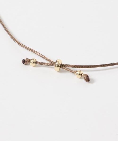 SMELLY（スメリー）の「マルチビーズコードチョーカー（チョーカー・レディース・ブラウン系その他・-）」の2枚目の写真