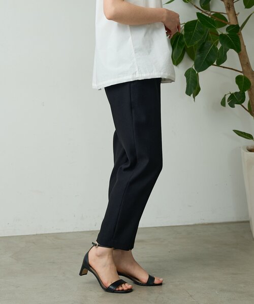 LIVETART(リヴェタート)の「リネン調トラックパンツ(その他パンツ・レディース・ブラック/ホワイト・1/0/2)」の19枚目の写真