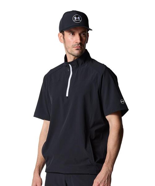UNDER ARMOUR(アンダーアーマー)の「UAドライブ ウインド ショートスリーブ ジャケット(ゴルフ/メンズ)(その他アウター・メンズ・ブラック・M/L/XL/2XL/S)」の6枚目の写真