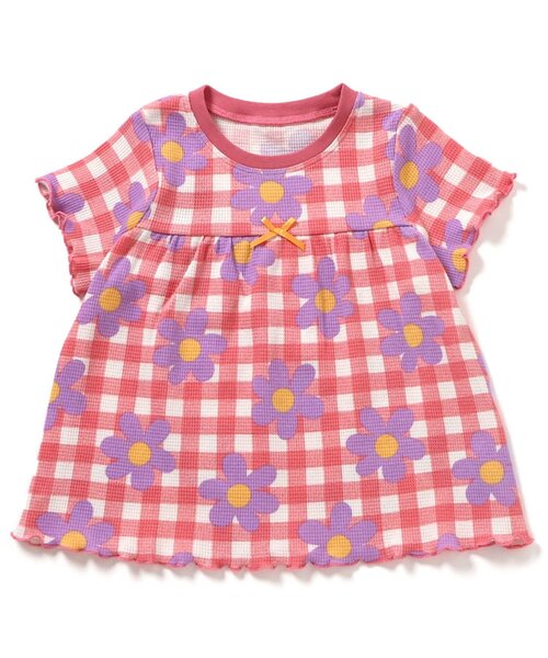 Ampersand（アンパサンド）の「【リンク】カラフルポップ総柄パジャマ（ルームウェア/パジャマ・キッズ・ピンク/エメラルド・140/130/120/110/100/90/80）」の5枚目の写真