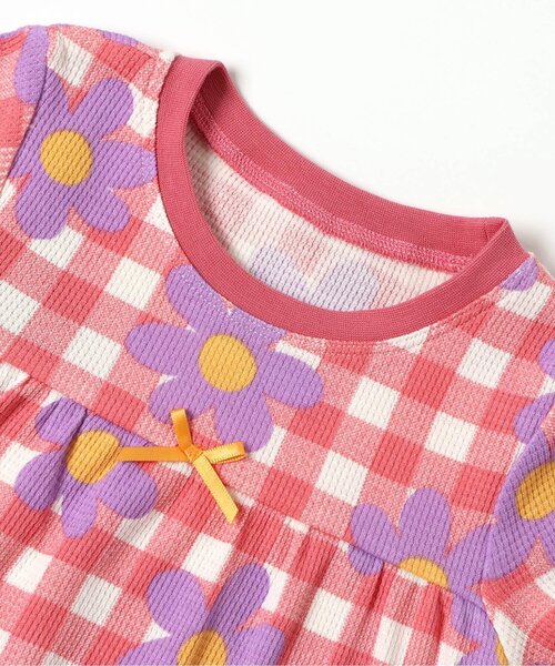 Ampersand（アンパサンド）の「【リンク】カラフルポップ総柄パジャマ（ルームウェア/パジャマ・キッズ・ピンク/エメラルド・140/130/120/110/100/90/80）」の8枚目の写真