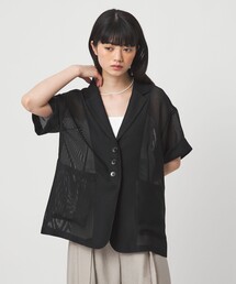 EMMEL REFINES（エメルリファインズ）の「＜EMMEL REFINES＞EM カラミ 3ボタン ショートスリーブ ジャケット（テーラードジャケット）」