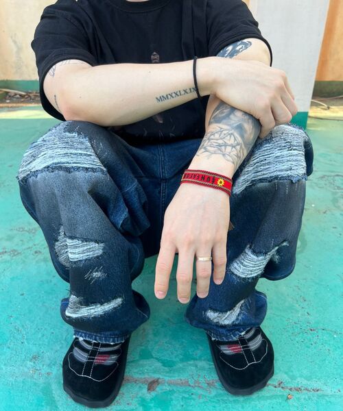 CORNERBLESS(コーナーブレス)の「QUILTED DIRTY DENIM PANTS(デニムパンツ・レディース・その他・MEDIUM/LARGE/SMALL)」の8枚目の写真
