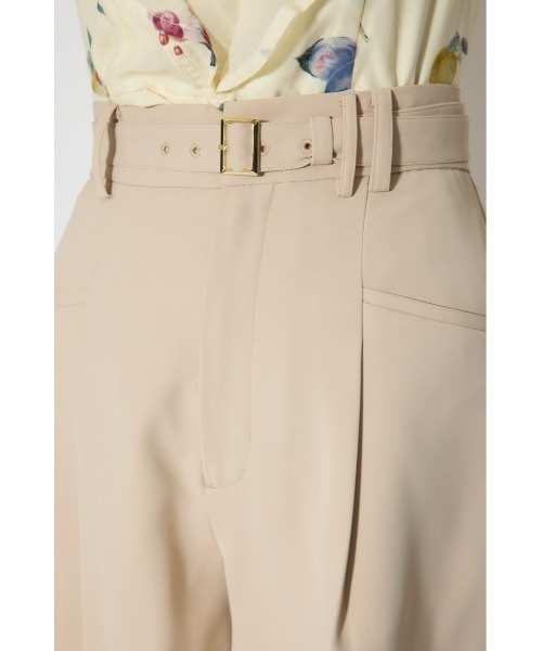 rienda(リエンダ)の「ベルト付きセンタープレスショートパンツ 春服(その他パンツ・レディース・ブラック/ブルー系その他3/ベージュ・X-SMALL/SMALL/MEDIUM)」の13枚目の写真