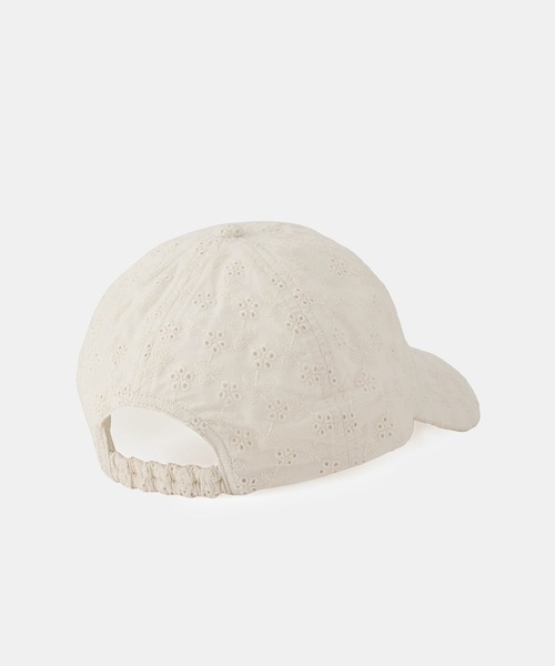 ROPE' PICNIC（ロペピクニック）の「【KIDS/キッズ】フラワーレースキャップ（キャップ・キッズ・ブラック/キナリ・FREE）」の9枚目の写真