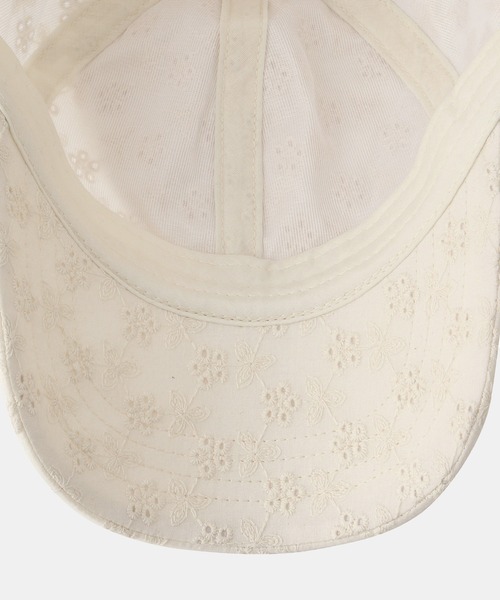 ROPE' PICNIC（ロペピクニック）の「【KIDS/キッズ】フラワーレースキャップ（キャップ・キッズ・ブラック/キナリ・FREE）」の12枚目の写真