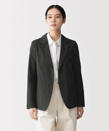 婦人 撥水 ストレッチ テーラードジャケット