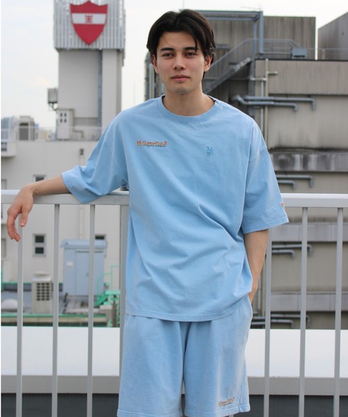 My sugar Babe（マイシュガーベイブ）の「Gradient set up（Tシャツ/カットソー・メンズ・ブラック/グリーン/ベージュ/ブルー系/オレンジ・LARGE/MEDIUM/SMALL）」の4枚目の写真